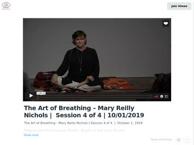 Art of Breathing /Tibet House NYC/2019